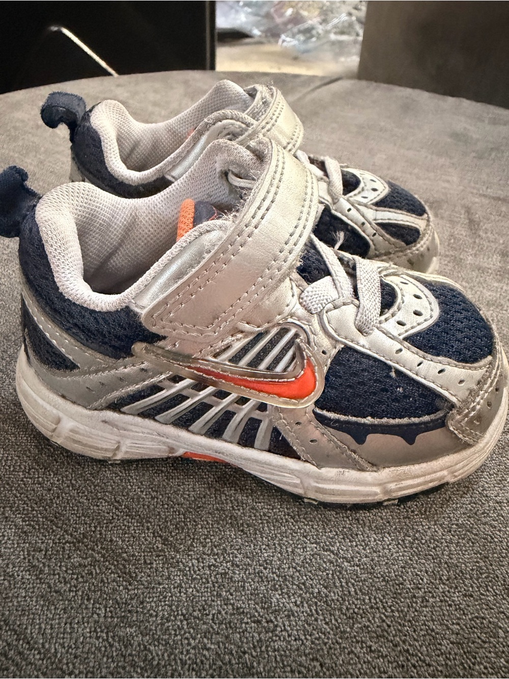 Nike size 5w (toddler) sneakers.